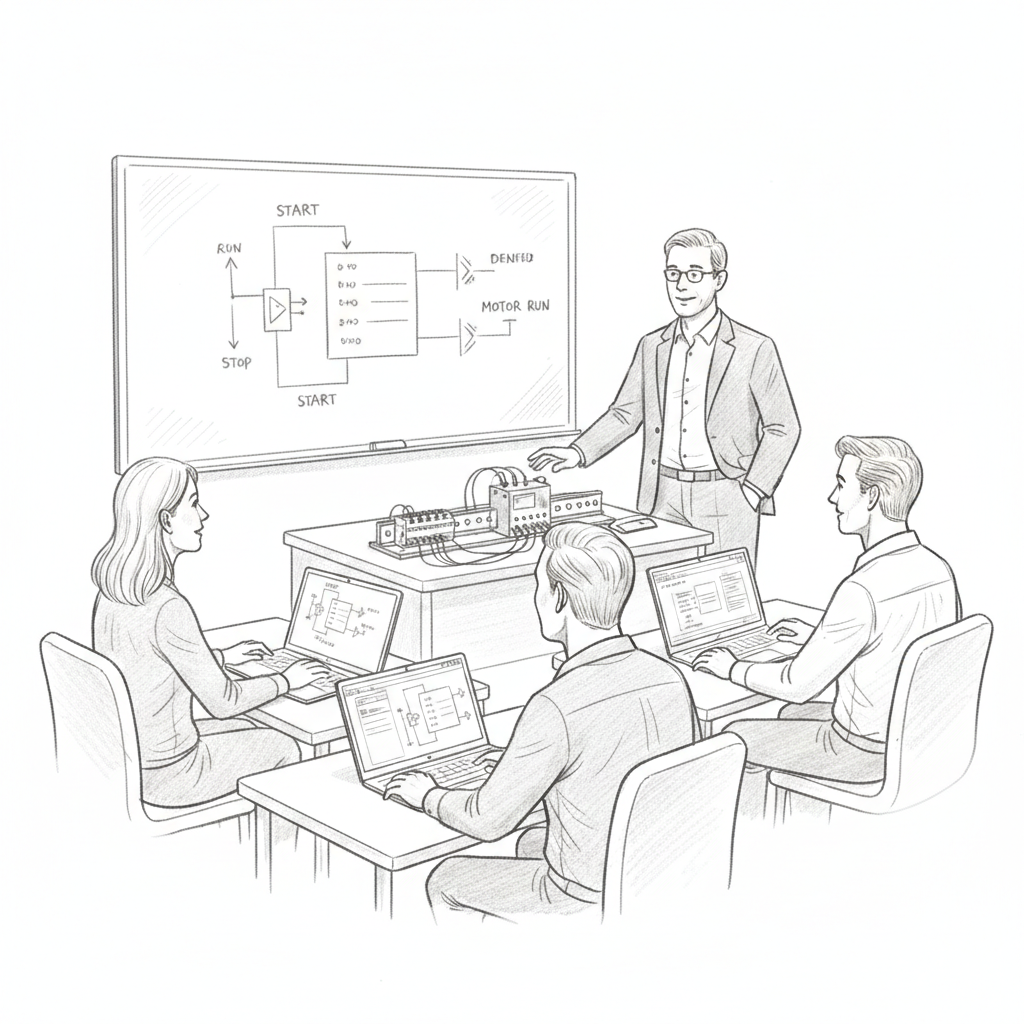 PLC és HMI oktatás