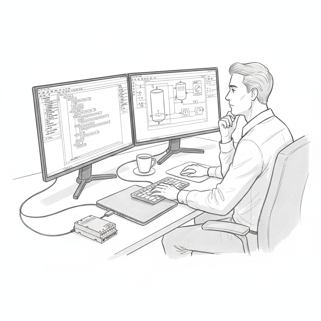 PLC és HMI programozás